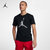 NIKE耐克短袖男装上衣2018夏季新款Jordan运动休闲透气T恤AJ1414(黑色 XXL)