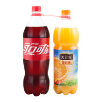 可口可乐美汁源饮料组合装1.25L*2 真快乐超市甄选