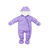 Oissie 奥伊西 0-2岁宝宝连帽夹棉连体衣(80厘米（建议9-12个月） 紫色)