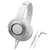 铁三角(audio-technica) ATH-WS550iS 头戴式耳机 震撼低音 高清通话 白色