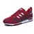 Adidas夏季透气新款飞线针织面运动跑鞋男士训练鞋(酒红灰 41)
