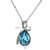 OA ONNEA 施华洛世奇钻项链  42-45cm长项链(蓝色)