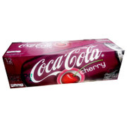 可口可乐碳酸饮料汽水樱桃口味355ml*12