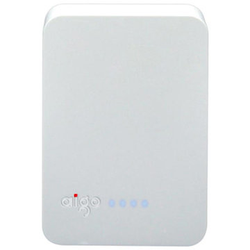 爱国者（aigo）OL7800便携式移动电源充电宝（白色）（7800mAh）