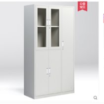办公储物柜5门玻璃文件柜更衣柜LY-WJG03(默认 默认)