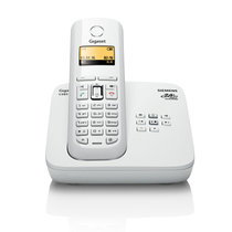 Gigaset | SIEMENS  C585系统 2.4G数字无绳电话机(珍珠白)