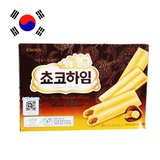 可拉奥CROWN 韩国进口榛子巧克力榛子瓦饼干 47g/盒