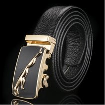 爱柏顿(Aiburton) 男士皮带 超纤材质自动扣腰带 男士钱包 手包(黑色 120)