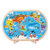 TOI儿童木质拼图80片塑料世界地图 儿童玩具宝宝早教拼板男女孩礼物