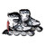 狂神成人儿童全软面可调节轮滑鞋旱冰鞋送鞋包KS0733(黑色 39-42)