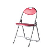 好事达HT-GSY-X-6598（11）实惠带孔扇形钢折椅（红色）（前H后U）