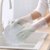 洗碗手套女耐用加厚防水手套耐磨厨房清洁洗衣用不烂橡胶手套乳胶(仙女绿3双 L码（大号）)