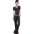 斯泊恩瑜珈服健身服正品21317 夏季新款大码韩版瑜伽服女套装特价(黑色 L)
