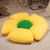 花朵坐垫地上卧室地垫沙发靠垫办公室座椅垫榻榻米飘窗花瓣蒲团垫(黄绿色)