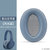 SONY索尼WH-H900N耳罩耳机套100AAP耳机罩100ABN蓝牙保护套WH-910N耳机套头梁垫耳机配件(【月光蓝】一对【WH-H910N】)