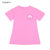 CaldiceKris（中国CK）粉色字母翅膀T恤裙CK-FS3630(粉红色 160)