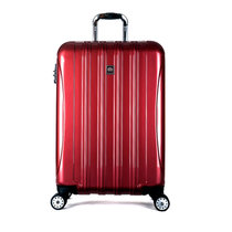 DELSEY法国大使拉杆箱旅行箱25寸400密码箱箱子万向轮男女行李箱(红色 25寸)