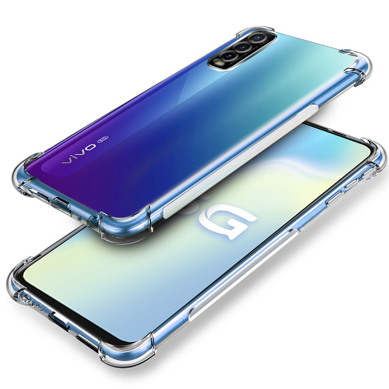 vivo y70s手机壳 oppo y70s手机保护壳/套 y70s透明硅胶全包防摔气囊