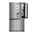 LG玺印冰箱GR-Q23FGNGM 682升大容量原装进口敲立见对开门中门冰箱 自动开门 流光银色 智能