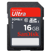 闪迪（SanDisk）Ultra 16GB Class10 SDHC存储卡（适用于高像素相机、摄像机等充分释放主机性能）