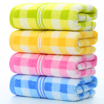 洁丽雅毛巾4条装 纯棉家用洗脸面巾纯棉加厚柔软吸水成人毛巾(0065)