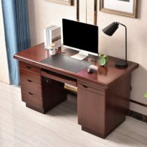 云艳YY-LCL575 木质职员办公桌油漆电脑桌现代简约书桌单人写字台1600*800*760(默认 默认)