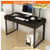 哈骆顿  长120cm台式电脑桌家用办公桌简约写字台简易书桌电脑桌(黑柳木色)
