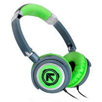 美国潮牌（Aerial 7） Phoenix系列潮流耳机头戴式耳机（绿色）（采用钢筋框架,可调式头带,毛绒耳垫,旋转耳环,以及一个出色的高品质的扬声器）