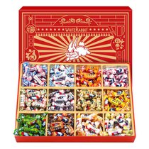 大白兔奶糖多口味混合糖果礼盒装创意礼物年货礼物(大白兔 12种口味1000g（礼盒款）)