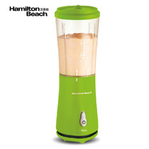 汉美驰（HamiltonBeach）料理机榨汁机便携式家用小型运动随身果汁机绿色51126-CN(热销)