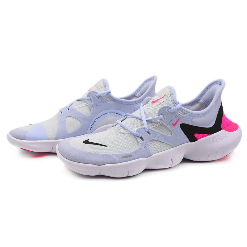 nike耐克女鞋2021冬季新款运动鞋赤足freern50跑步鞋aq1316紫色365