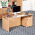 海琴办公家具 职员办公桌 木质板式电脑桌子 员工桌(定制颜色联系客服 长120cm)