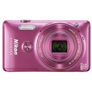 尼康（NIKON） Coolpix S6900 便携数码相机（粉色）