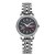 瑞士品牌手表卡芬妮全自动机械手表镶钻双日历情侣礼品腕表(钢色黑面女 钢带)