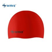 wave海浪*硅胶泳帽SC4606(红色 SC4606)