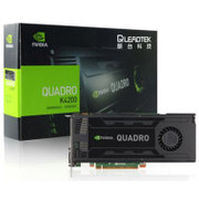 丽台（LEADTEK）Quadro K4200 4GB DDR5/256-bit/173Gbps 专业显卡