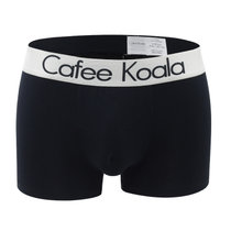 Cafee Koaia男士内裤男平角裤青年莫代尔裤头CK6956独立盒装(蓝色 L)