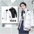 Adidas阿迪达斯三叶草 2017冬季新款范冰冰同款女子休闲运动服两面穿立领棉服防风厚外套(BS4424 XL)
