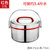 加厚不锈钢双层保温饭盒大容量提锅分格便当盒商用保温桶汤桶手提(2.5L红色（201材质）)