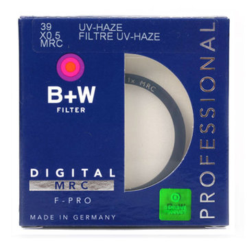B+W 39mm MRC-UV 铜圈 多层镀镆UV镜 滤镜 镜头保护镜