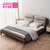 爱依瑞斯（ARIS）简约现代实木床卧室家具大小户型双人1.8米布艺床WFB-49 HE543-24B