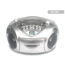 【下单减30元！+赠耳机！】熊猫CD-106cd106手提式  CD/MP3/USB播放机 CD机磁带录音机 收音机