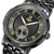 宾格（BINGER）手表男士机械表商务男表精钢防水腕表(全黑黑金钢带)