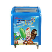 华美（huamei)SC/SD-158A卧式冰淇淋饮料商用展示柜 冷藏冷冻转换冰柜 玻璃移门冷柜