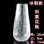 创简坊（CJIANFF）简约现代干花创意小清新花瓶水培富贵竹玫瑰百合透明玻璃花器摆件(冰裂创意花瓶)