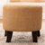【京好】简约布艺沙发 现代简约环保小户型单人沙发双人酒店卡座围椅欧式小沙发A4(单买一个脚踏颜色备注 双位沙发长120厘米)