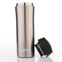 哈尔斯专卖店不锈钢真空保温杯420ml可爱保温水杯LA-420-6水壶(本色)
