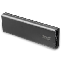 TENWEI 腾威tp05聚合物 双USB移动电源 12000mAH充电宝 黑色