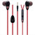 爱易思EX60有线运动耳机线控耳机手机耳机带麦耳机接打电话听歌重低音苹果耳机三星耳机小米耳机全能超低价(红色)