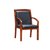 永岩钢木 木质西皮大软包办公椅会议椅  YY-0084(桃木色+黑皮 默认)